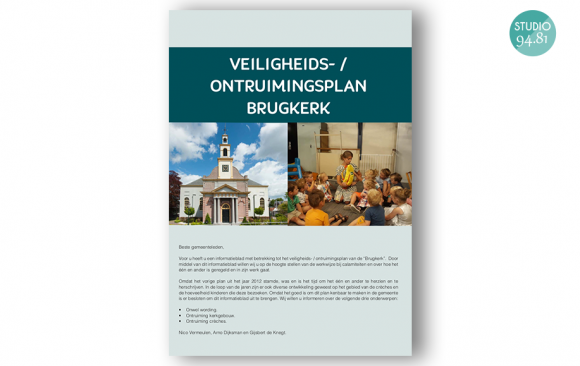 Vluchtplan / Brugkerk Waddinxveen